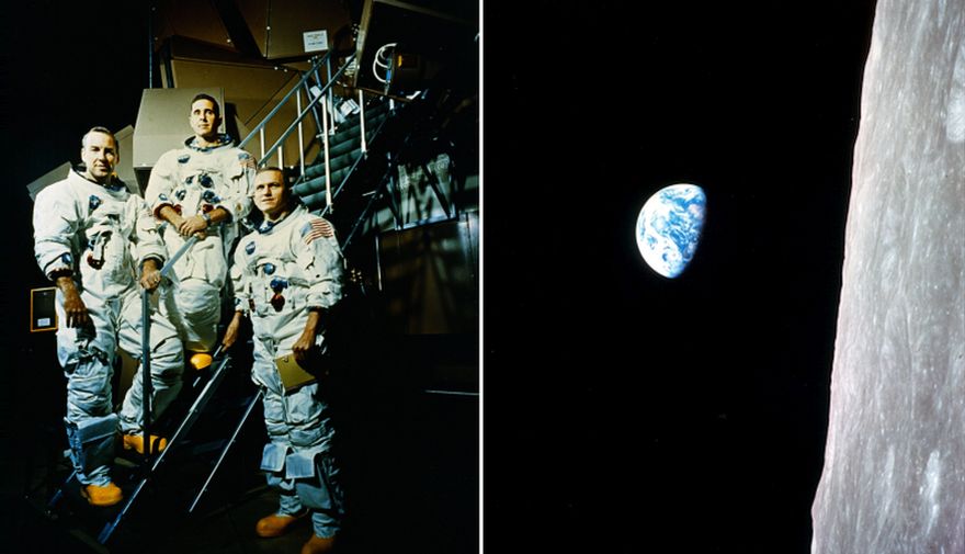 Astronauta en la Luna durante la misión Apolo