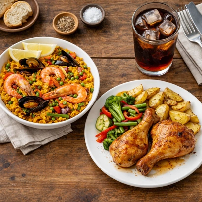 Paella de la casa